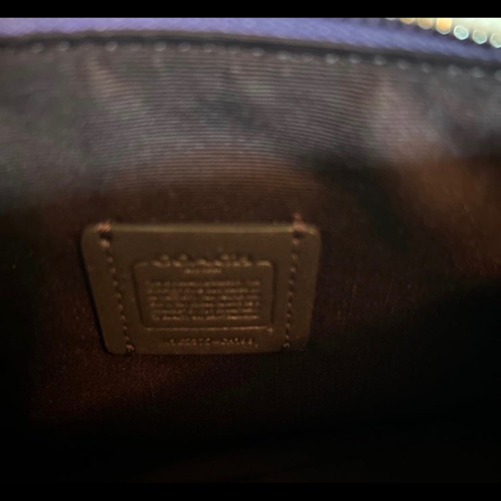 Coach Mini Gallery Crossbody Iris/Silver - Picture 9 of 9